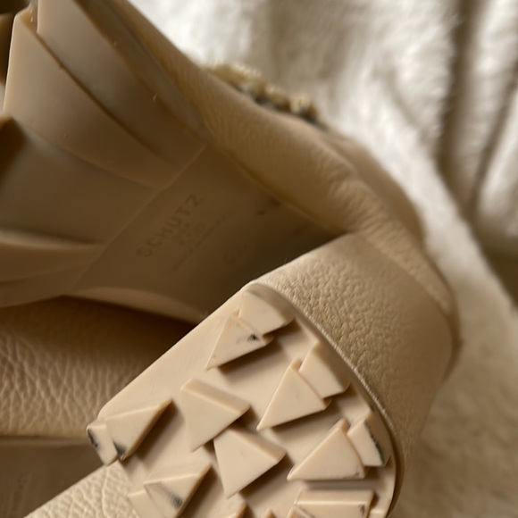 SCHUTZ Zhara winter white leather lace up boots - Picture 11 of 13